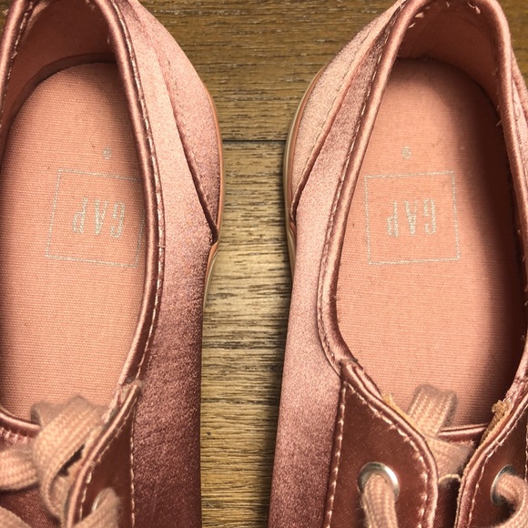 The GAP - Pink Satin Lace Up Fashion Sneakers ladies 9 - Picture 8 of 10